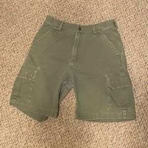 Carhartt size 32 forest green cargo shorts